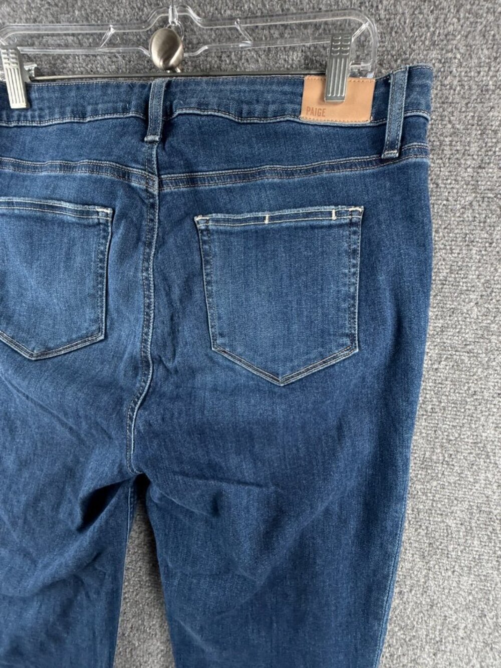 Paige Cindy Jeans Denim Blue Women Cotton Blend Stretch Pockets Adult ACTL 33X28 - Picture 12 of 16